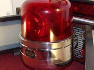 NEW RAY-LINE RED 3-BEAM REVOLVING FIRE POLE LIGHT JUST LIKE MODEL 173