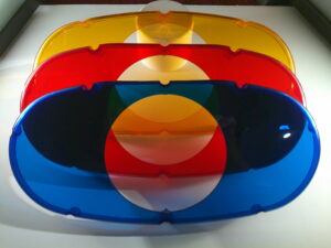 AERODYNIC COLORED ENDCAP INSERT FOR ALLEY LIGHT (OBSOLETE)